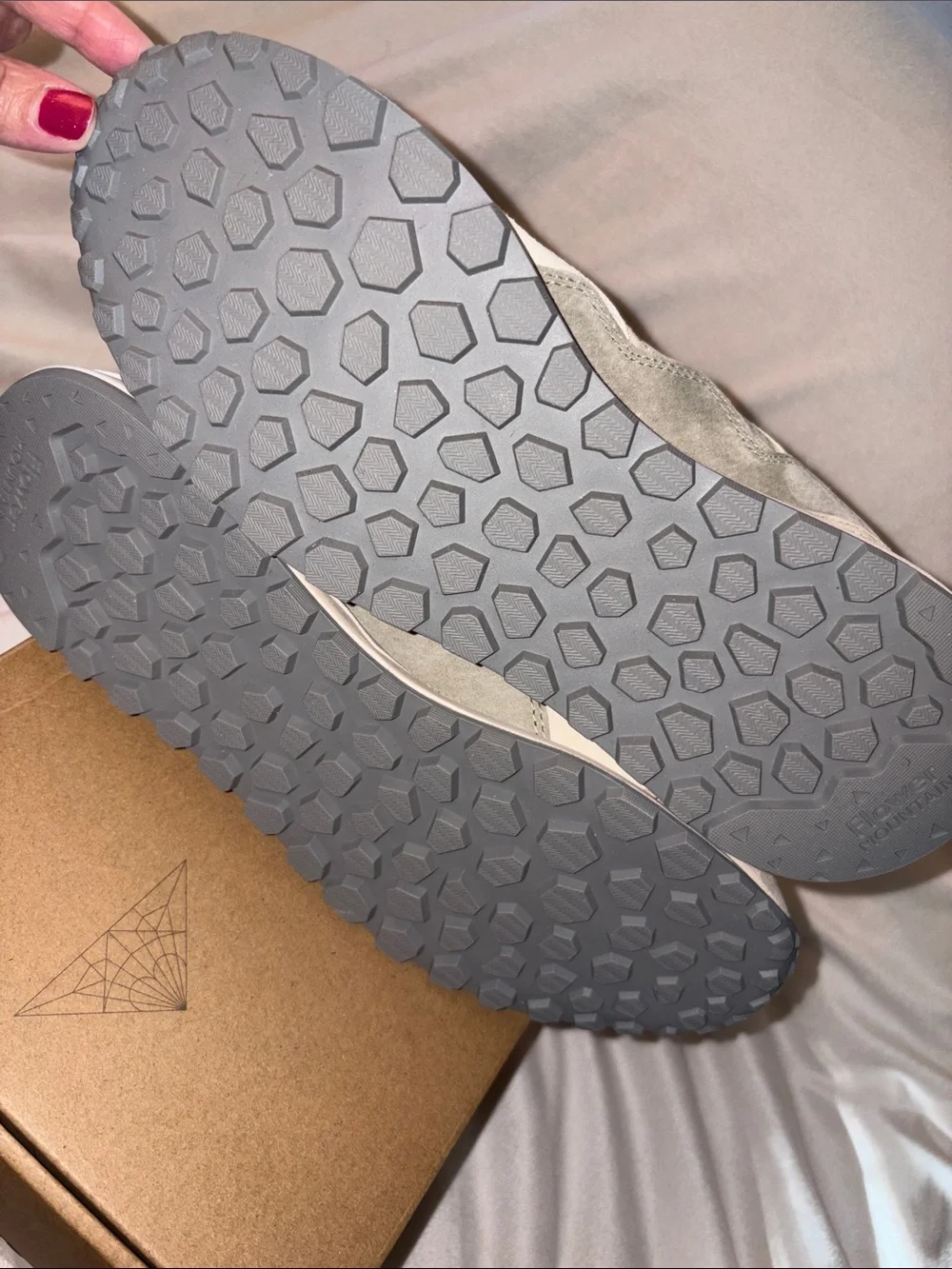 NWT Flower Mountain PUERH UNI LIMITED EDITION Suede technical fabric sneakers - Picture 14 of 15